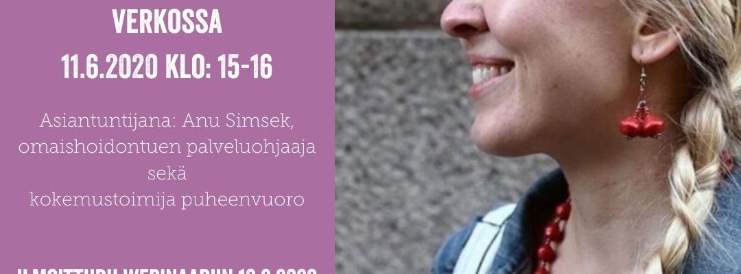 Omaishoito ja omaishoidontuki mielenterveysomaisen näkökulmasta- webinaari