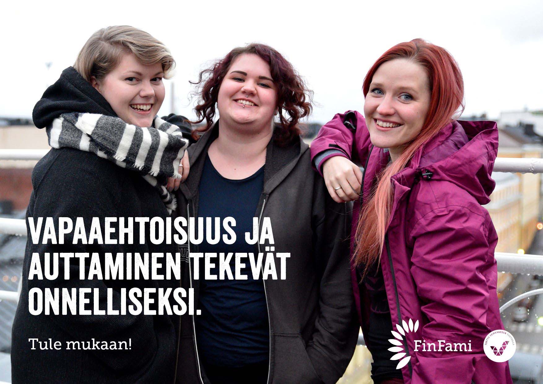 Tutustu vapaaehtoistoiminnan mahdollisuuksiimme