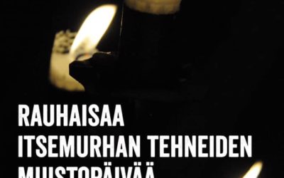 Rauhaisaa itsemurhan tehneiden muistopäivää