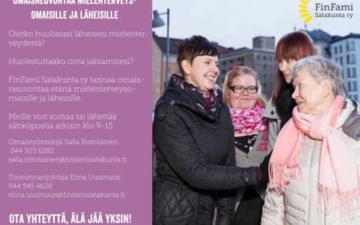 omaisneuvontaa sinulle joka olet huolissasi läheisesi mielenterveydestä