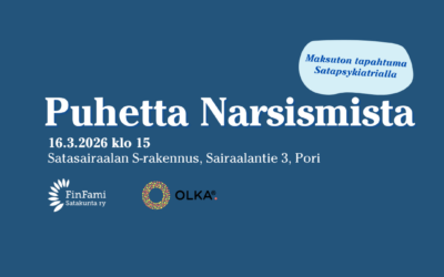 Puhetta Narsismista -tilaisuus 16.3.
