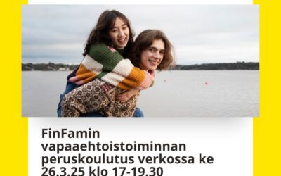Vapaaehtoistoiminnan peruskoulutus 26.3.2025