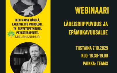 Ilonan päivän webinaari – Läheisriippuvuus ti 7.10.